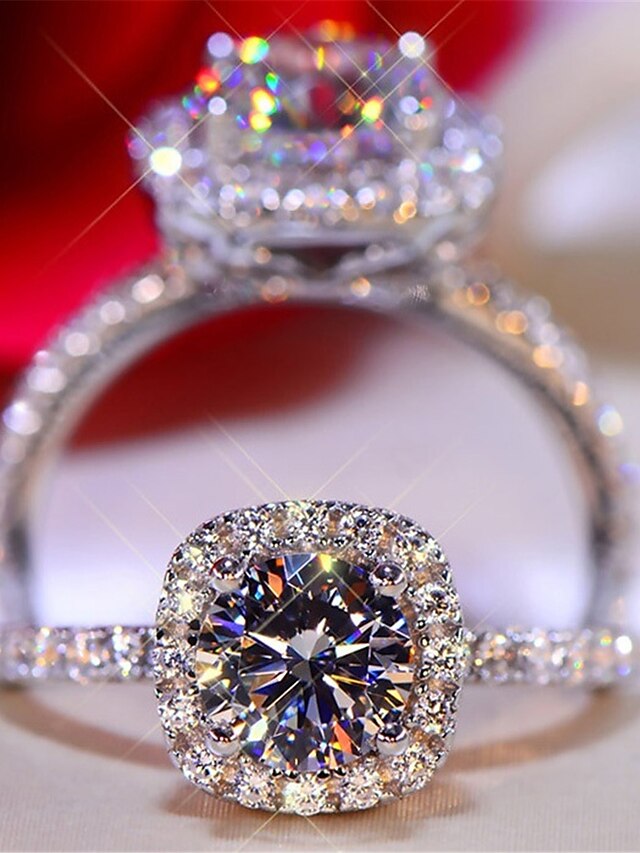 Women's Rings Fashion Wedding Geometry Ring