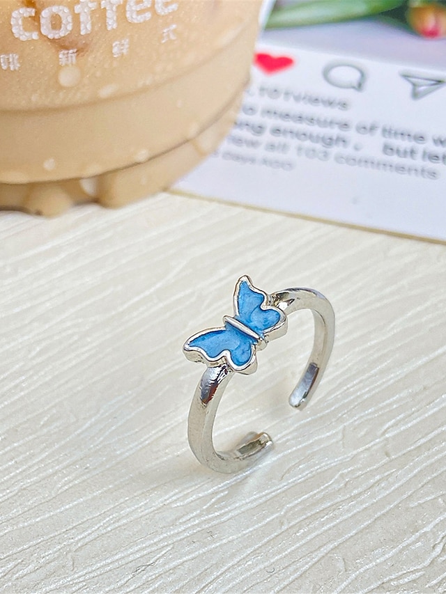 Women's Rings Fashion Outdoor Butterfly Ring